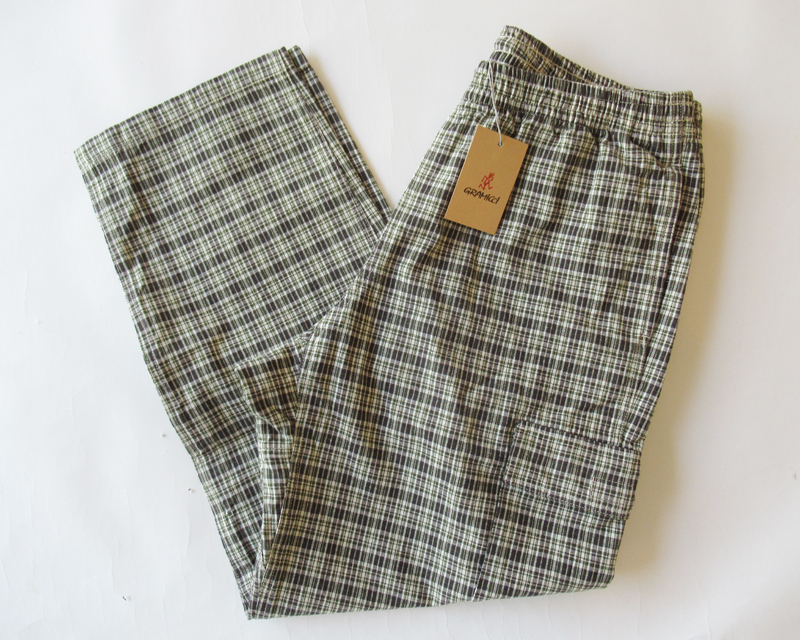 2025AW GRAMICCI SWELL CARGO PANT サイズXL チェック柄カーゴパンツ/グラミチイージーパンツ拍卖