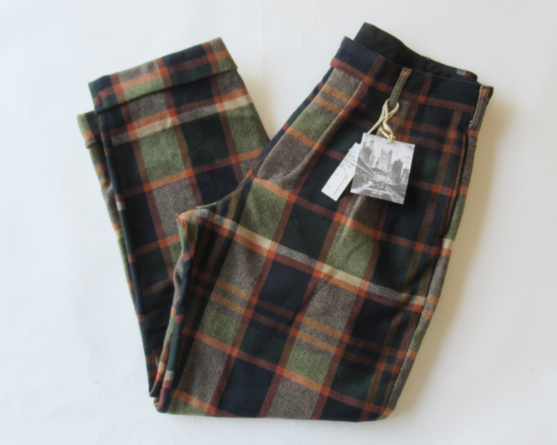 2025AW ENGINEERED GARMENTS Carlyle Pant - Heavy Wool Plaid サイズS ウールチェック カーライルパンツ/ エンジニアドガーメンツ拍卖