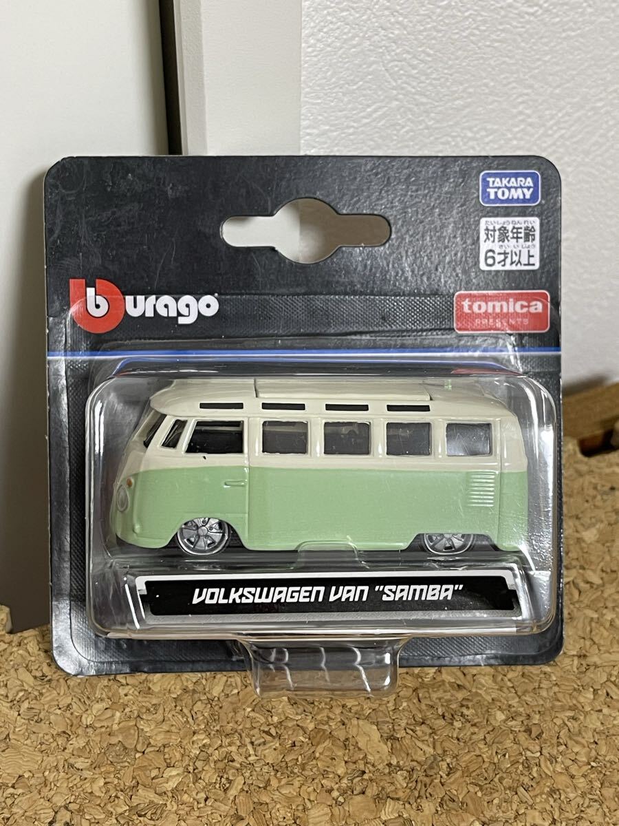 未開封品 トミカプレゼンツ ブラーゴ 3インチ フォルクスワーゲン バン サンバ ブリスター拍卖