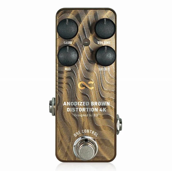 最落無し! One Control ANODIZED BROWN DISTORTION 4K / a50854 BJFによる完全新設計のディストーションペダル 1円拍卖