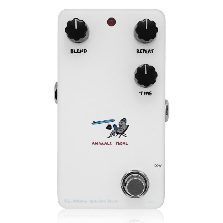最落無し! Animals Pedal RELAXING WALRUS DELAY / a50859 ギタープレイに 凄み を加えるディレイ 1円拍卖