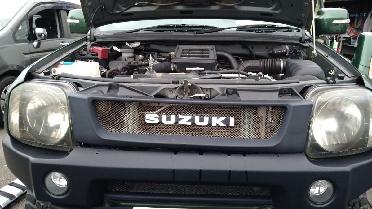 格安! 売り切り! ジムニー JB23W 社外グリル 艶消しブラック SUSUKIマーク付 拍卖
