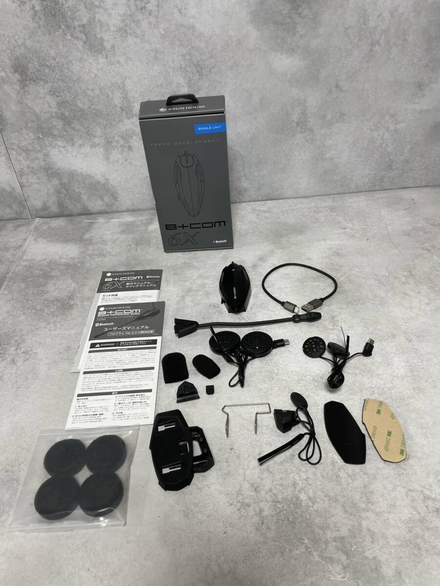 B+COM ビーコム SB6X インカム 付属品有り ◆SR9/85◆拍卖