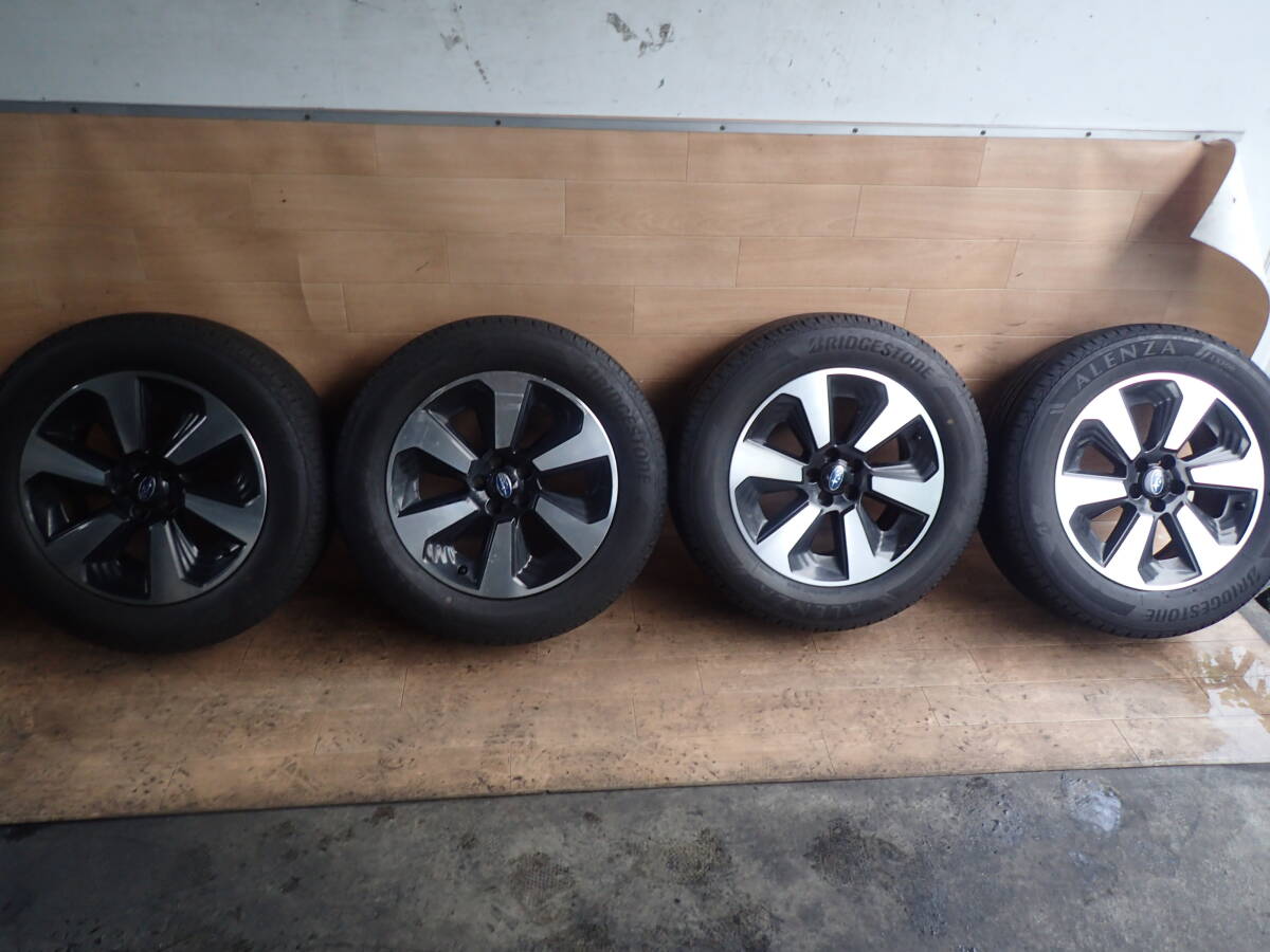 25年タイヤ スバル純正 17インチ BRIDGESTONE 225/60R17 フォレスター RTK50 WT-298拍卖