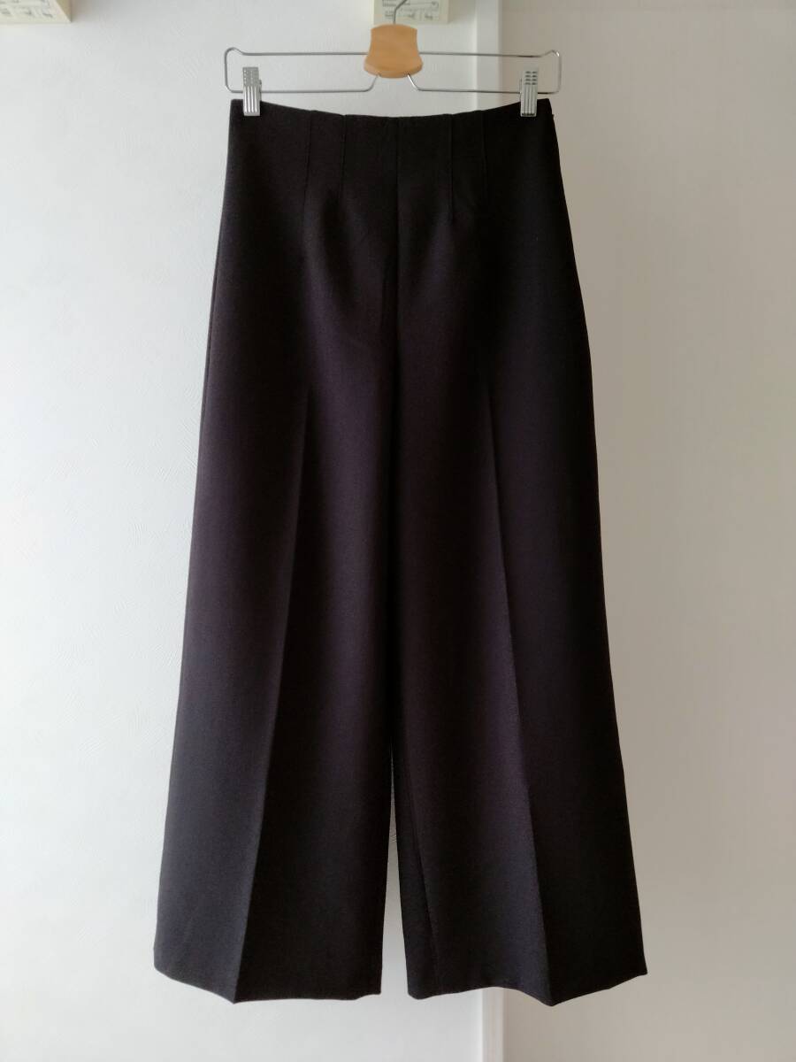 新品未使用 今季 完売 ZARA ザラ ZW COLLECTION キュロットパンツ ボトムス 黒 ブラック S レディース 定価6590円拍卖