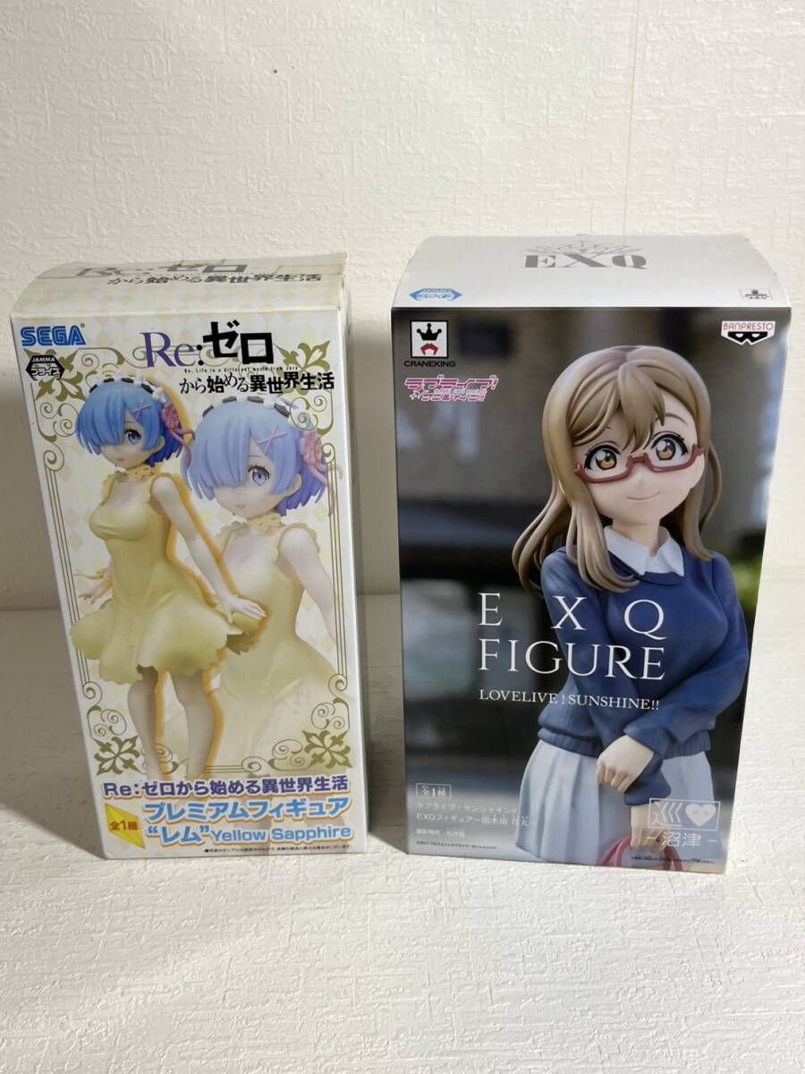 フィギュア ラブライブサンシャイン EXQフィギュア 国木田花丸 Re:ゼロから始める異世界生活 プレミアムフィギュア レム拍卖