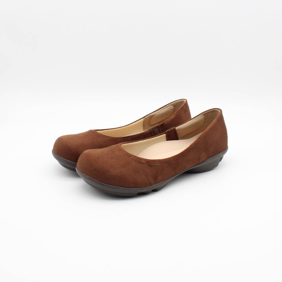 46■新品♪2ball-ツヴォル スエードフラットシューズ(M)拍卖