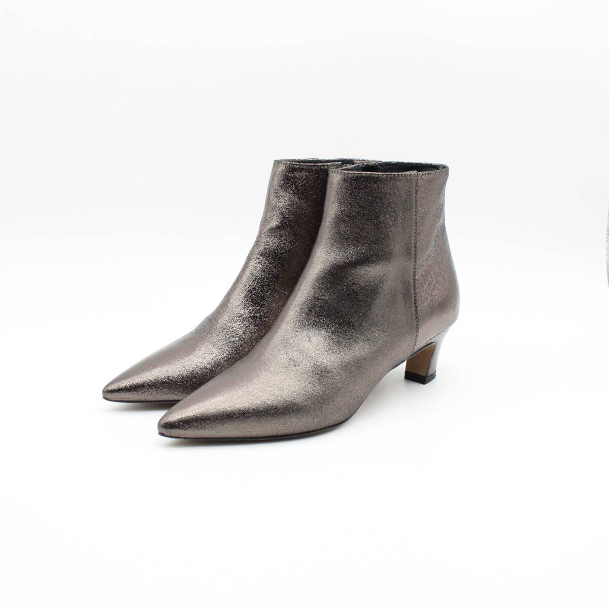 GIANNI DEL PRETE 伊製 本革ポインテッドブーツ(36)美品拍卖