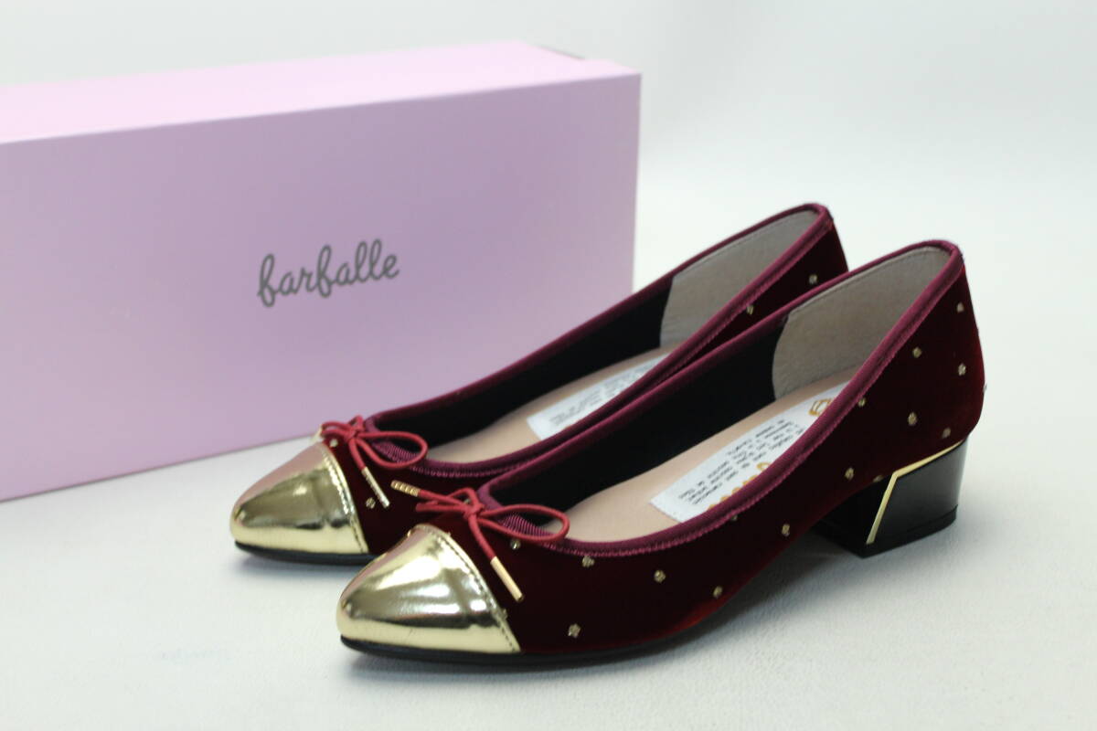 新品♪ファルファーレ ローレン ミドルヒールパンプス(36)/33拍卖