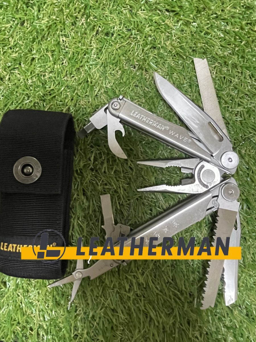 LEATHERMAN WAVE 専用ナイロン製シース付 レザーマン マルチツール ツールナイフ マルチプライヤー拍卖