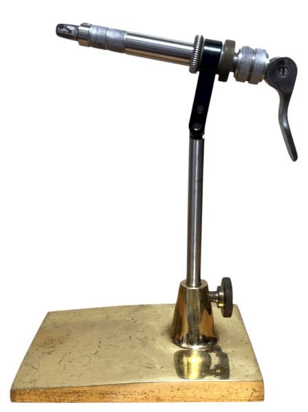 貴重 ブラスベース HMH KRF&T Fly Tying Vise Brass Base フライ タイイング バイス ペディスタル FLY FISHING 魚 釣 釣具 毛針 真鍮 中古拍卖