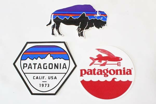 訳あり パタゴニア ステッカー 3種セット PATAGONIA STICKERS SET フィッツロイ ヘックス バイソン トライデントフィッシュ シール 新品拍卖