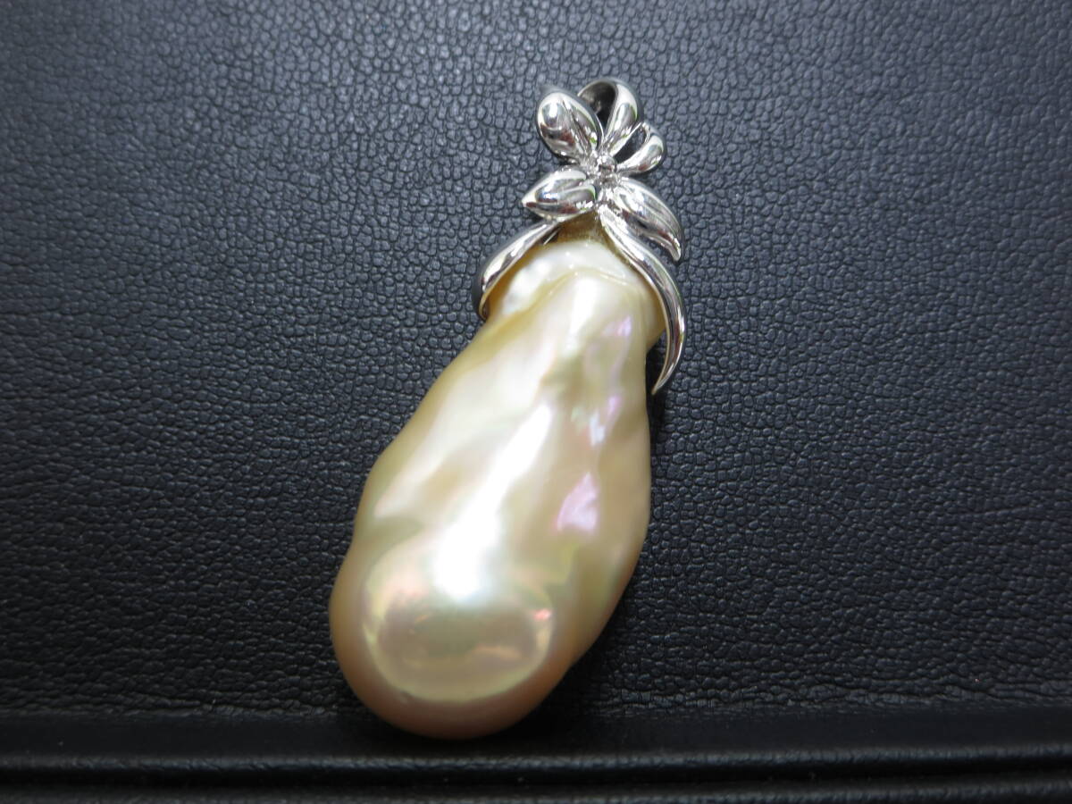 25026 アクセサリー祭 バロックパール ペンダントトップ Sv925 大粒 保管品 詳細は画像要確認拍卖