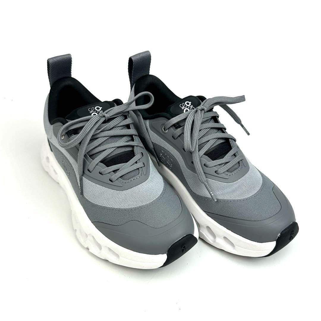極美品●LOEWE × ON CLOUDTILT 2.0 ロエベ オン クラウドティルト コラボ スニーカー アナグラム 靴 シューズ グレー 22cm 現行品拍卖