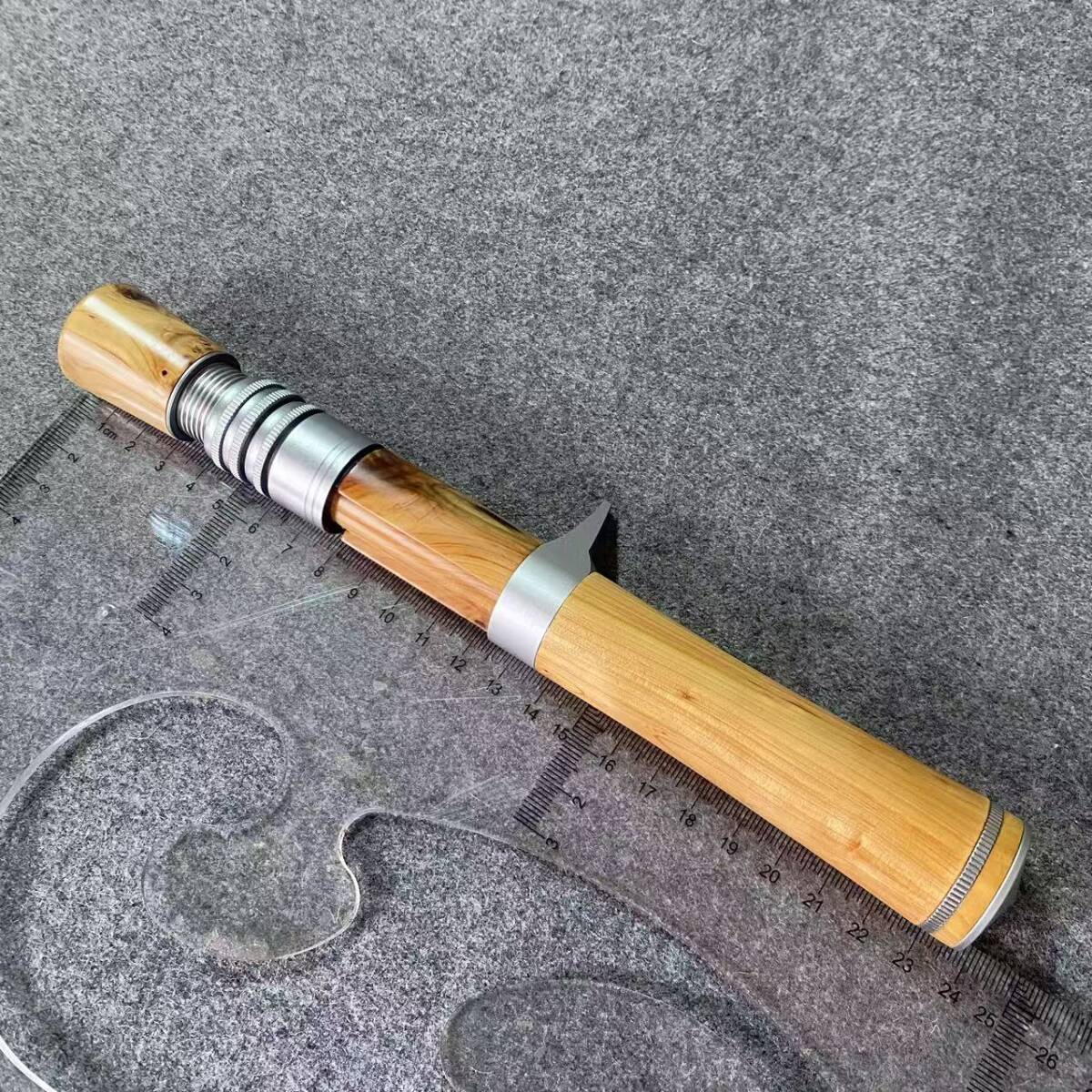 ★ 崖柏 ★ 貴重な材料 微物 トリガータイプ ボロンハンドル ベイトグリップ 天然木 トラウト用lure267拍卖