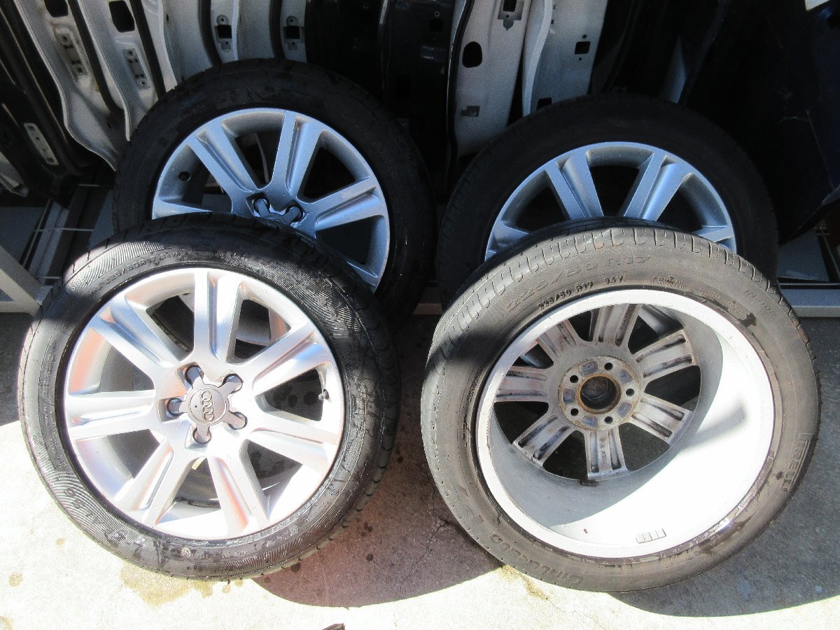◆ アウディ 純正 ノーマル ホイール&タイヤ 4本セット 【9025】 ◆拍卖