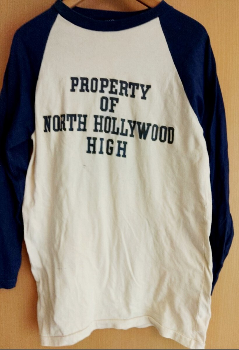 70's~80's COLLEGIATE PACIFIC 両面 四段 プリントシャツ Tシャツ L 42-44  ロンT ヴィンテージ  USA製拍卖