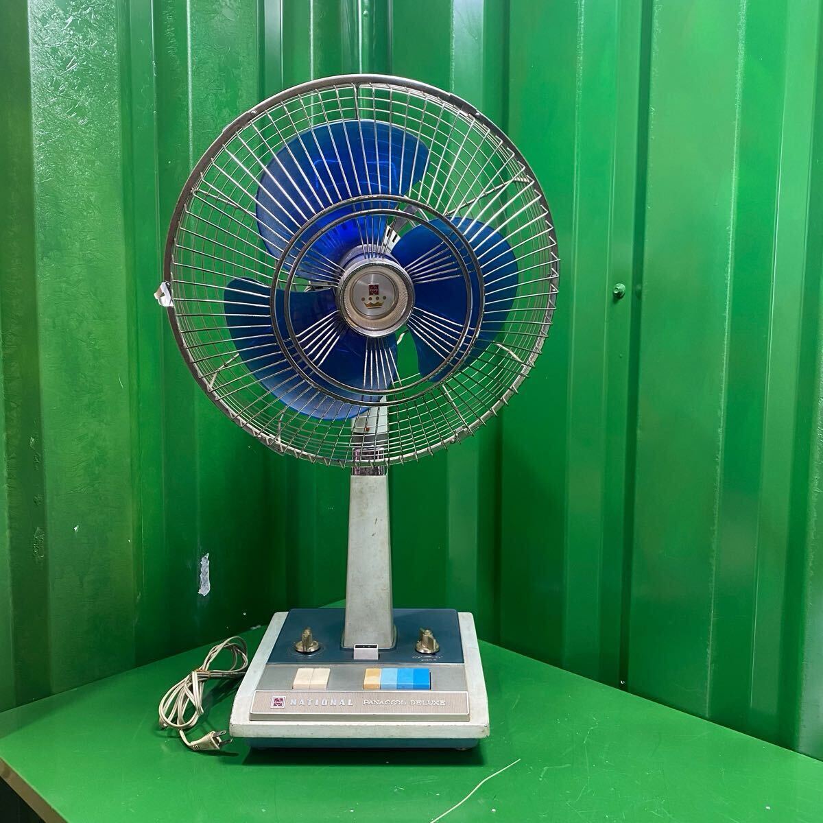 【通電OK】昭和レトロ national 扇風機 F-30MR 首振りNG 現状品 当時物 10210952拍卖
