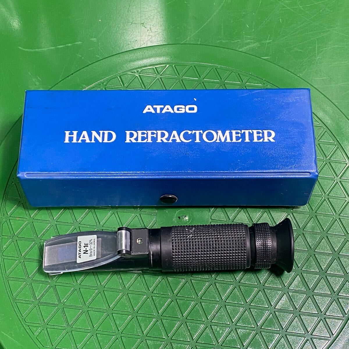 【現状品】ATAGO 手持屈折計 アタゴ N-1E ケース付き アタゴ Brix0〜32% 糖度計 10221105拍卖