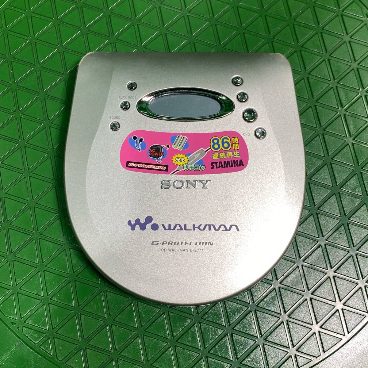 【動作未確認】SONY ポータブルCDプレーヤー WALKMAN D-E777 通電未確認 ジャンク品 現状品 部品取り 10221235拍卖