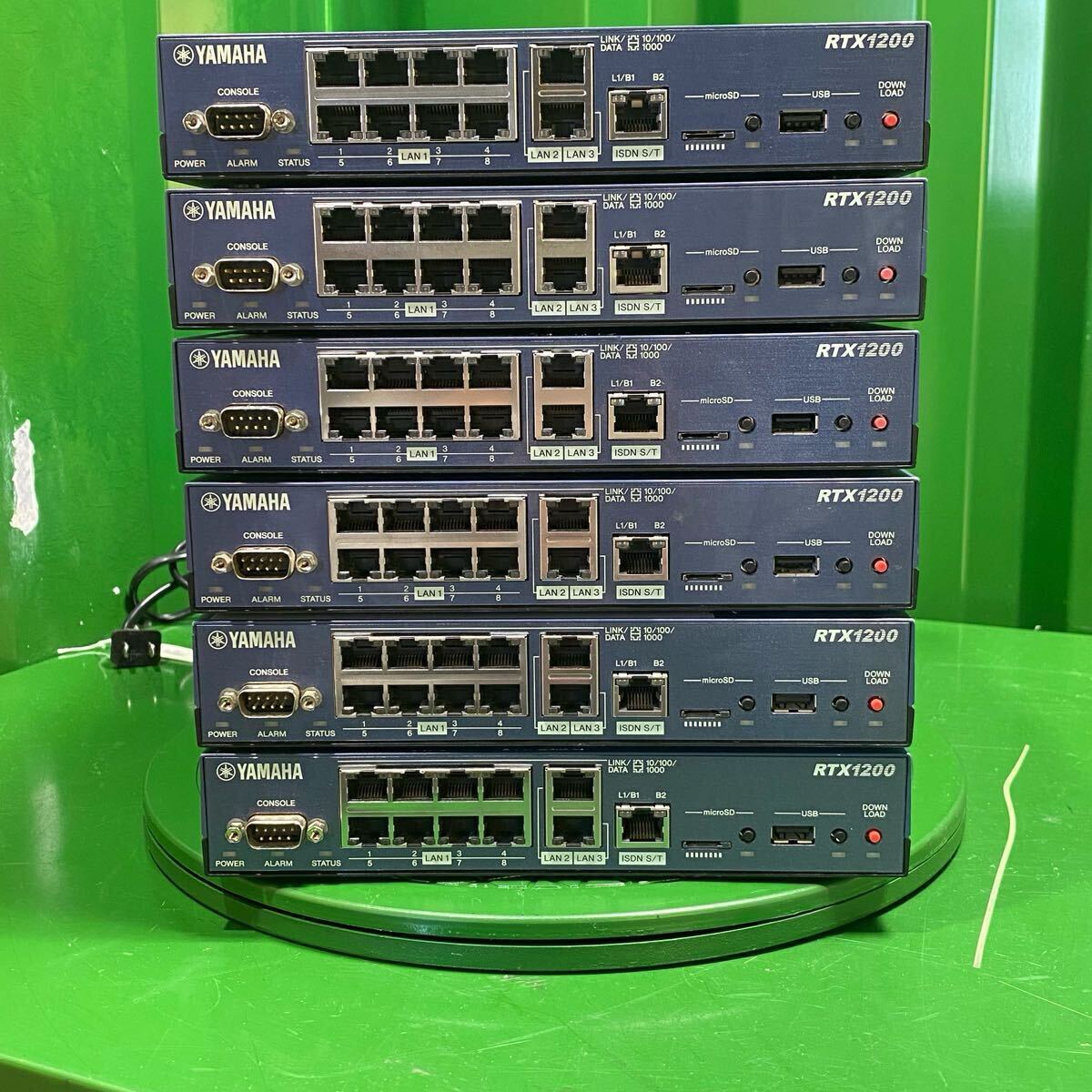 【通電OK】 YAMAHA ギガアクセスVPNルーター RTX1200 ヤマハ 6台セット 動作未確認 現状品 中古品 ジャンク 10231123拍卖