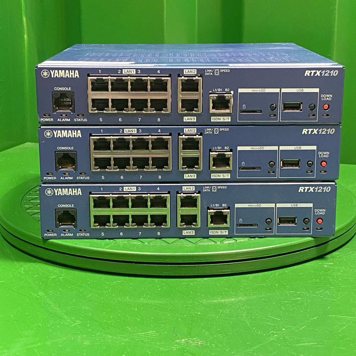 【通電OK】YAMAHA ギガアクセスVPNルーター RTX1210 ヤマハ 動作未確認 3台セット 現状品 中古品 ジャンク 10231043拍卖
