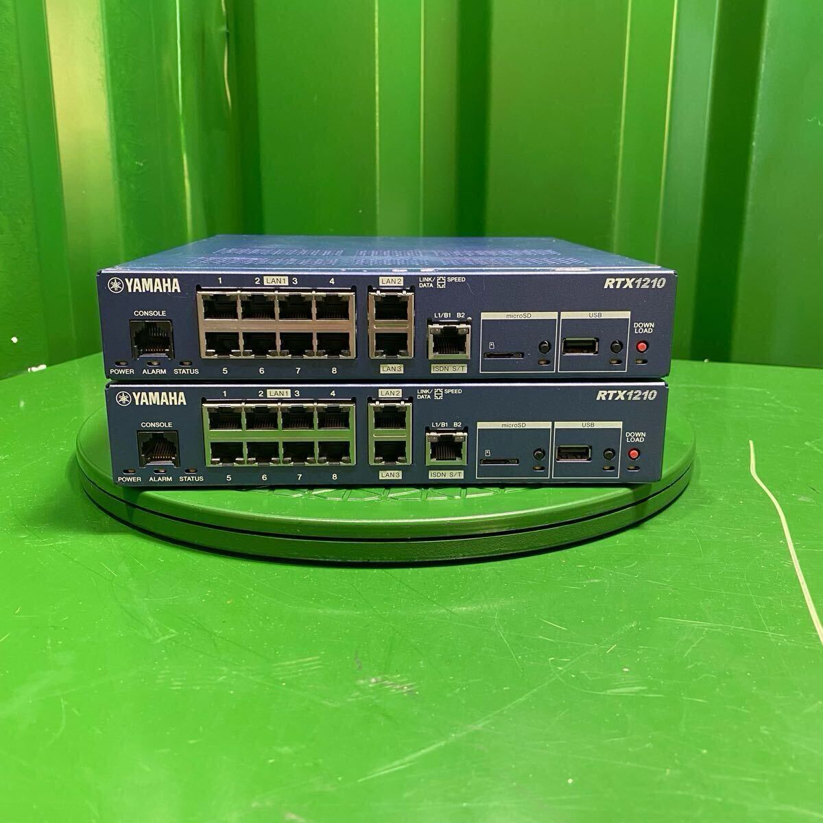 【通電OK】 YAMAHA ギガアクセスVPNルーター RTX1210 ヤマハ 2台セット 動作未確認 現状品 中古品 ジャンク 10231054拍卖