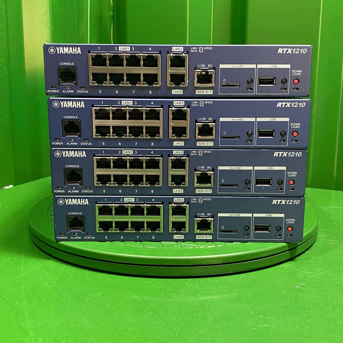 【通電OK】 YAMAHA ギガアクセスVPNルーター RTX1210 ヤマハ 4台セット 動作未確認 現状品 中古品 ジャンク 10231106拍卖