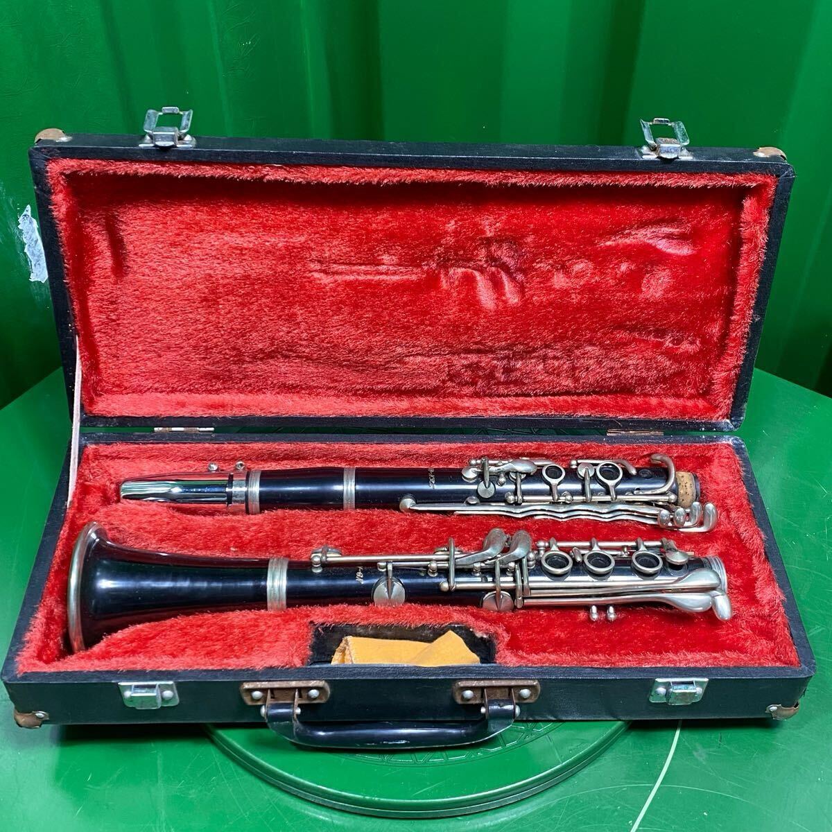 【ジャンク】クラリネット zen-on 動作未確認 現状品 中古品 部品取り ケース付き 管楽器 吹奏楽 10230930拍卖