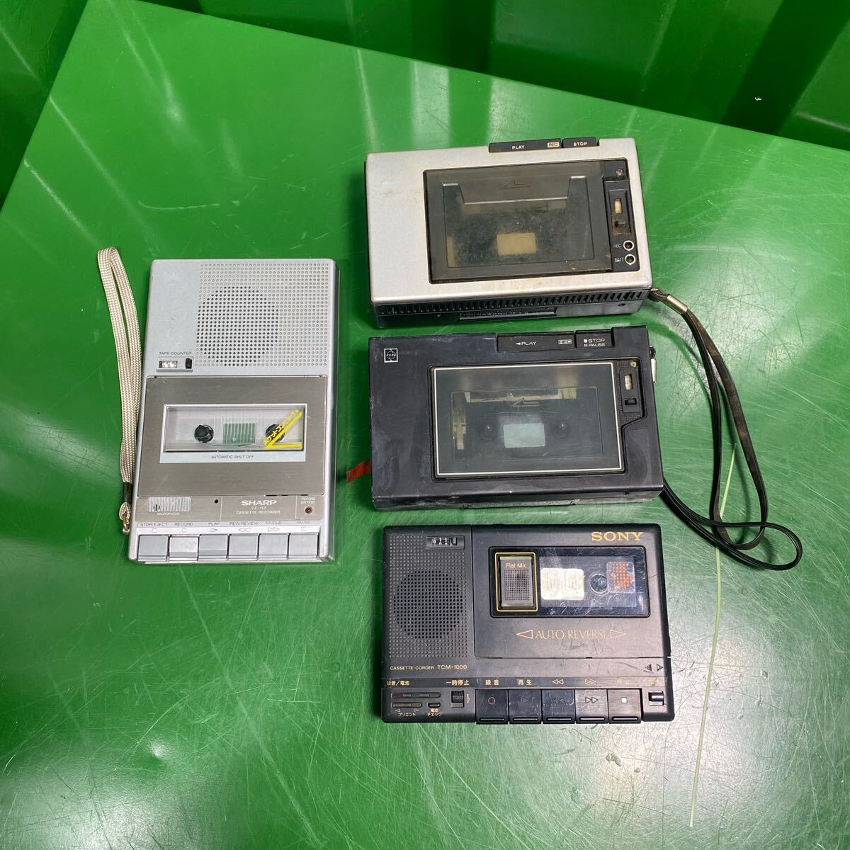 【ジャンク】カセットレコーダー まとめ売り 動作未確認 National SONY SHARP 現状品 昭和レトロ 部品取り 通電未確認 10231015拍卖