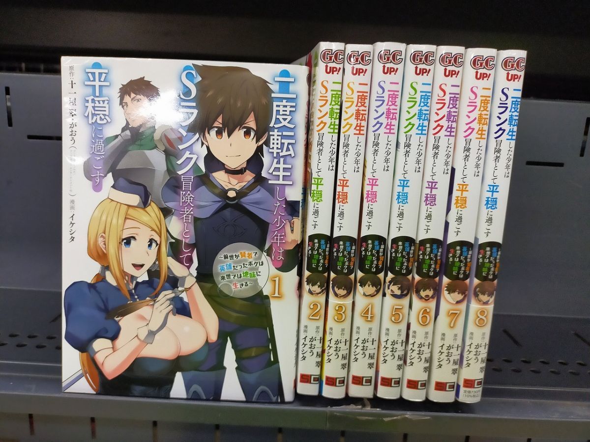 Set_D_20251009_027_ 二度転生した少年はSランク冒険者として平穏に過ごす~前世が賢者で英雄だっ コミック 1-8巻セット拍卖