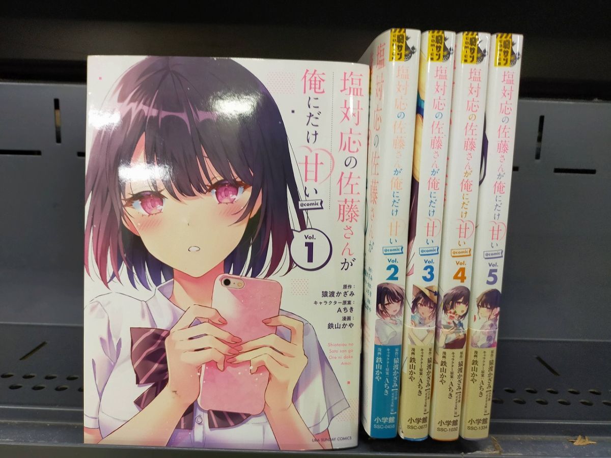 Set_D_20251009_008_ 塩対応の佐藤さんが俺にだけ甘い 1-5巻拍卖