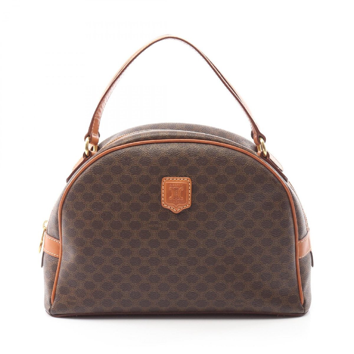 セリーヌ マカダム ブランドオフ CELINE PVCコーティングキャンバス ハンドバッグ コーティングキャンバス/レザ拍卖