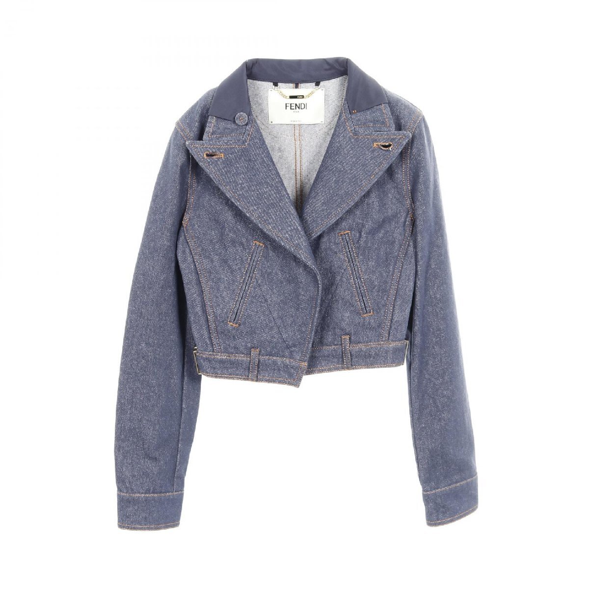 フェンディ ブランドオフ FENDI コットン デニムジャケット 中古 レディース拍卖