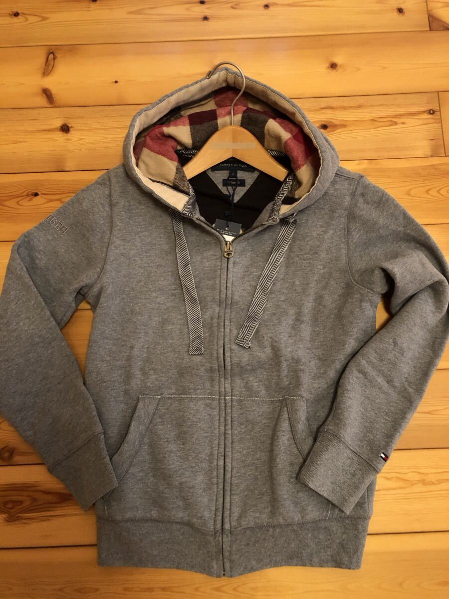 トミーヒルフィガー ジップパーカー Sサイズ グレー拍卖