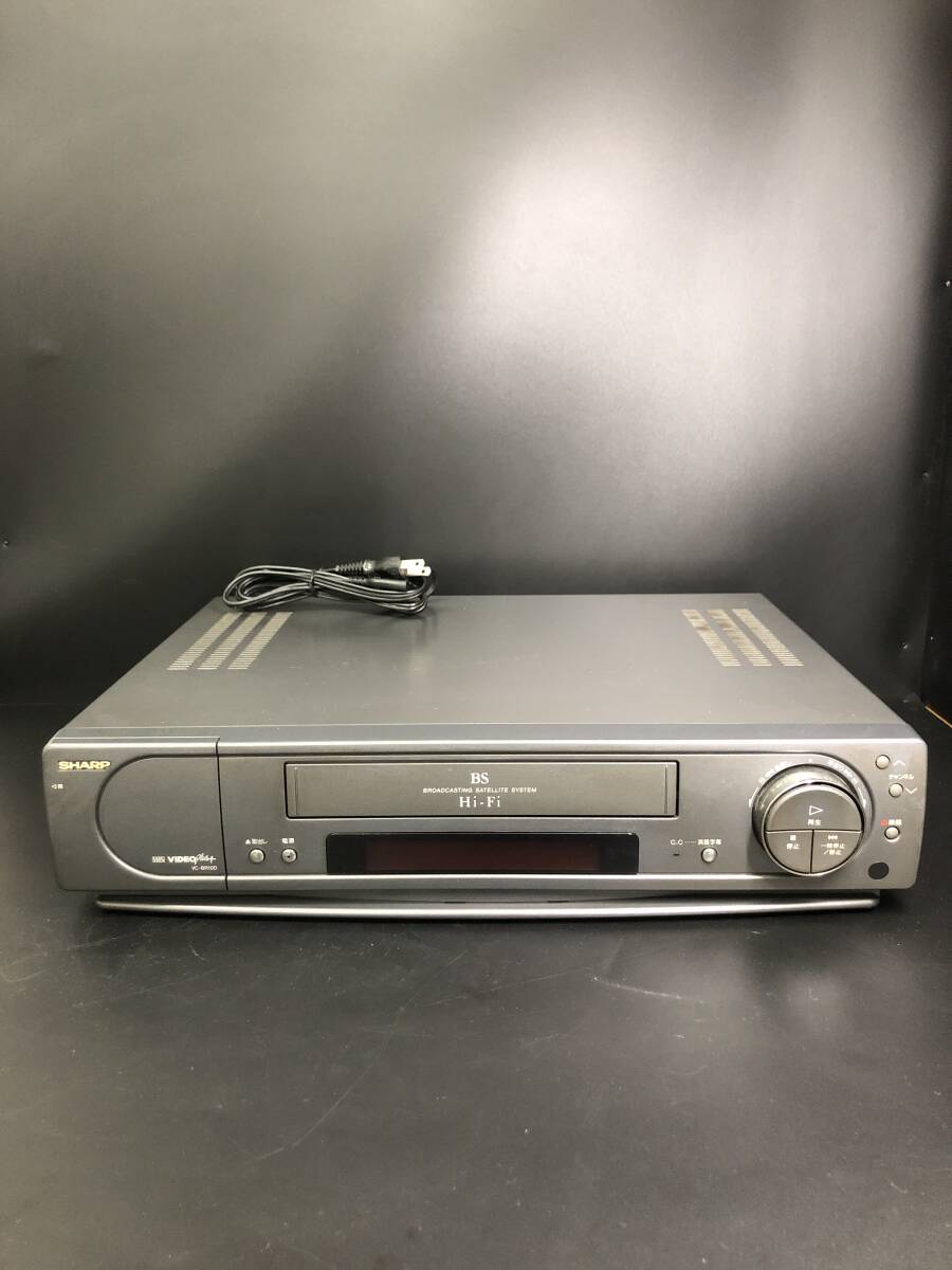 【通電確認済み】SHARP シャープ ビデオカセットレコーダー VC-BR10B VHS 拍卖