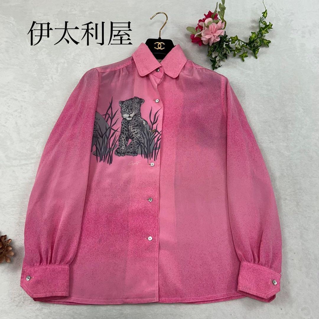 R58 F イタリヤ ピンク 長袖シャツ レディース拍卖