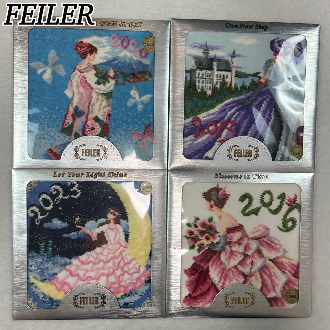 R52 新品未使用 フェイラー 4つセット ウォッシュタオル レディース拍卖