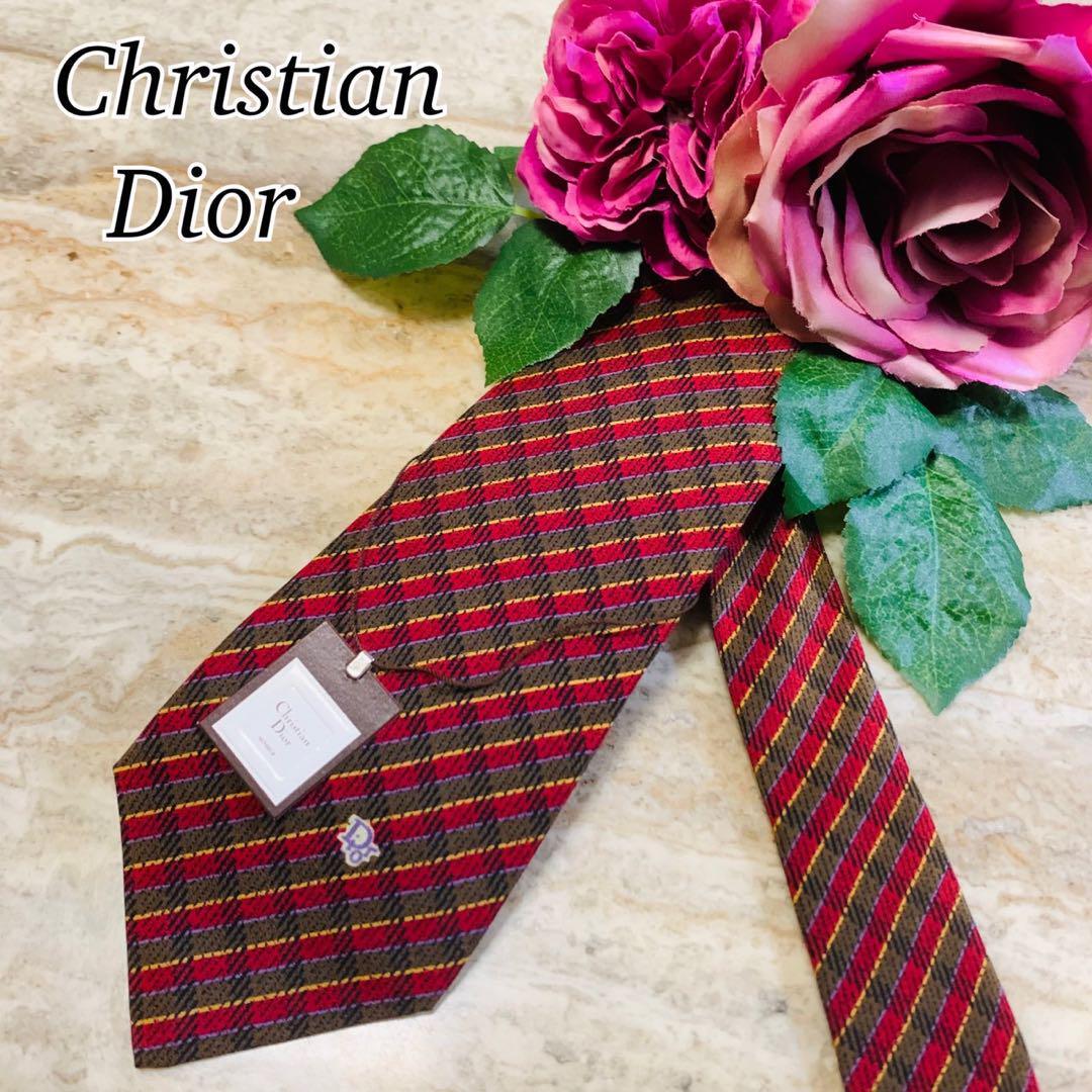 N248 新品未使用 タグ付き クリスチャンディオール ネクタイ メンズ拍卖
