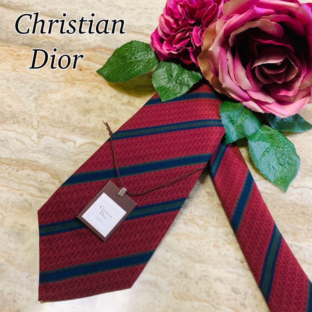 N239 新品未使用 タグ付き クリスチャンディオール ネクタイ メンズ拍卖