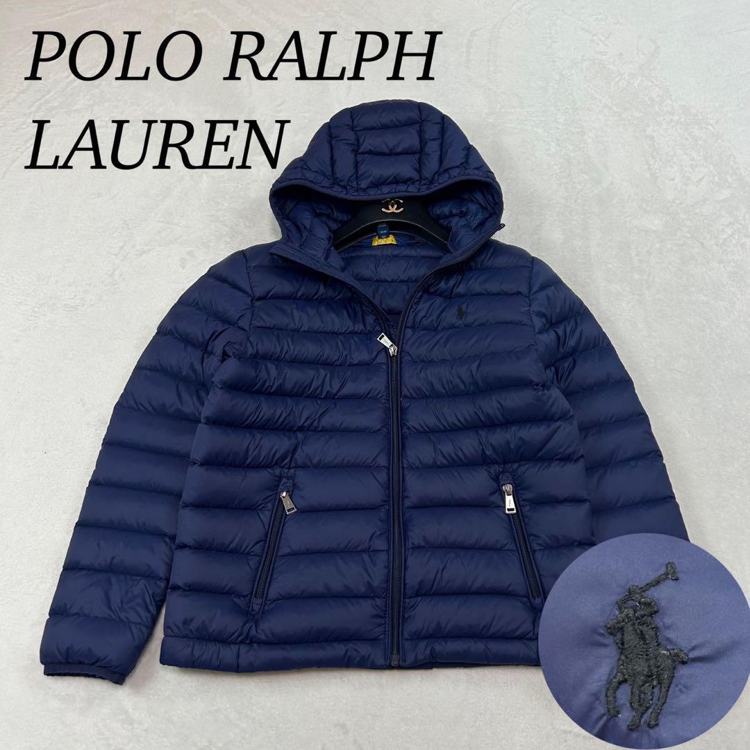J222 美品 14-16 L ポロラルフローレン ダウンJKT キッズ メンズ拍卖