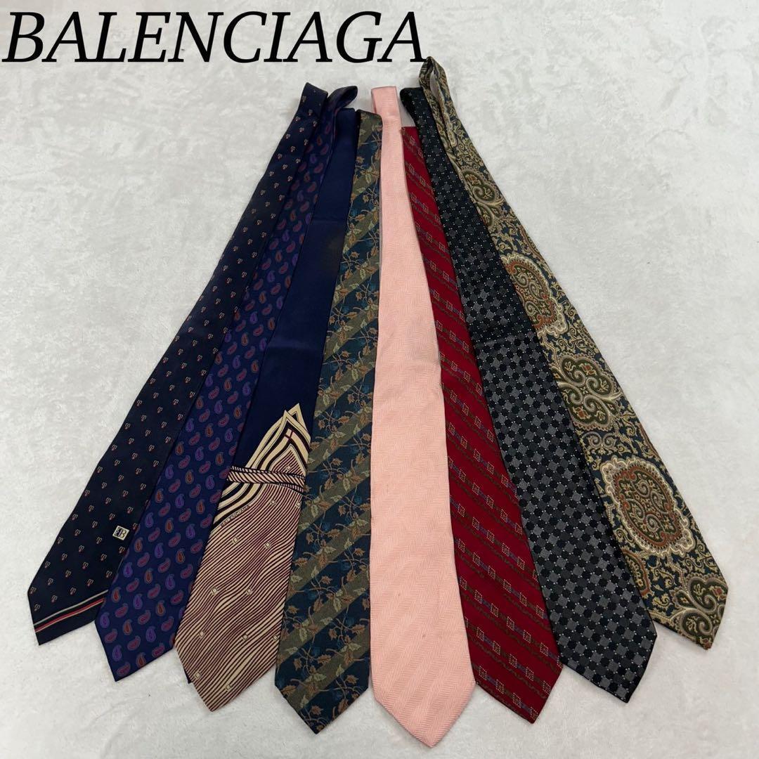 NM33 バレンシアガ 8本 セット まとめ売り ネクタイ メンズ拍卖
