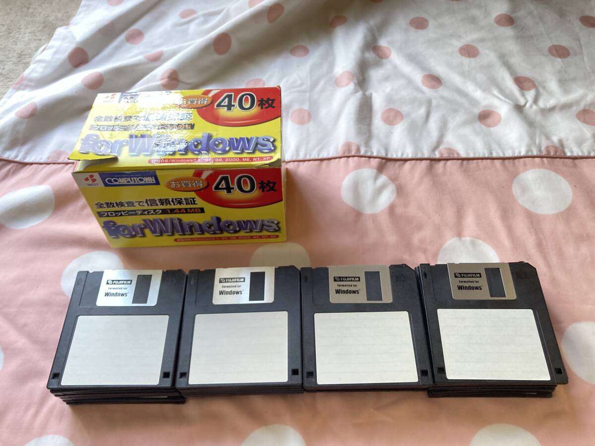 ジャンク★未使用?★FUJIFILM★富士フィルム★3.5インチ★1.44MB for Windows 2HDフロッピーディスク 40枚 MF2HDWN★A拍卖