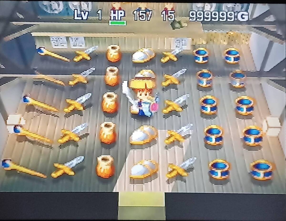 風来のシレン2 任天堂64ソフト出品 最強神器+99&印 宝物セーブデータ武器入り 箱説明書付き拍卖