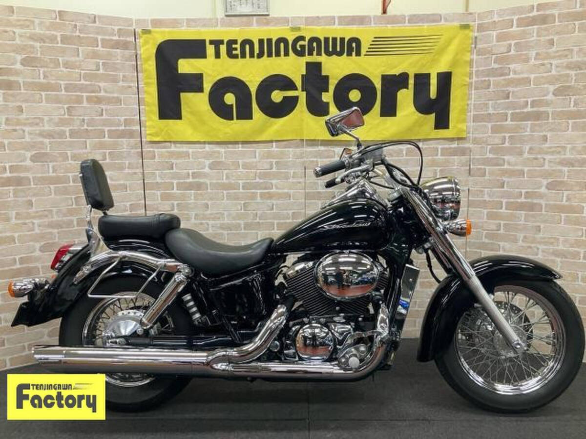 シャドウ400 ブラックペイント バックレスト ETC 全国通販可能・陸送手配 ローン最長120回拍卖