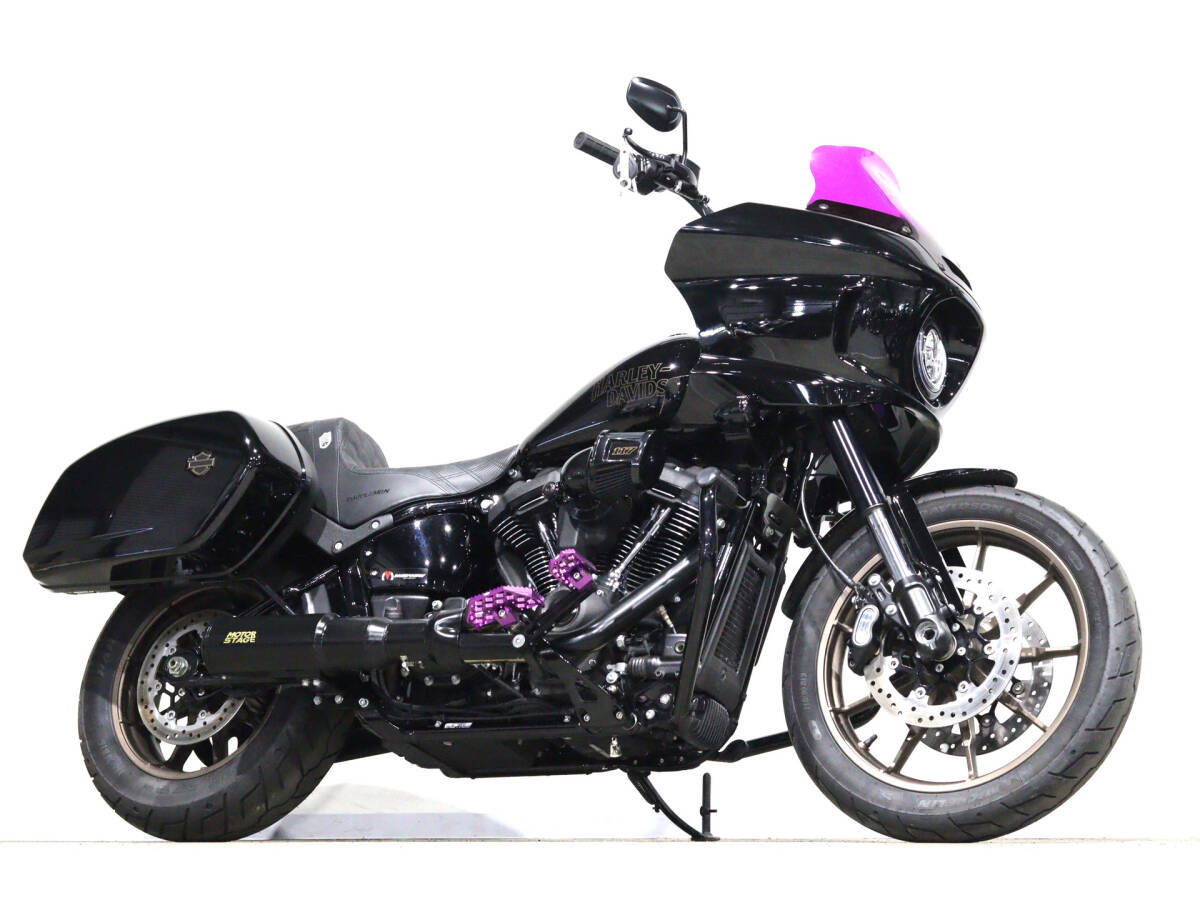 ハーレー FXLRST ローライダーST 2023y 6834km Wベビーバズーカマフラー チューニング済 Saddlemenシート FLAREウインドシールド ETC拍卖
