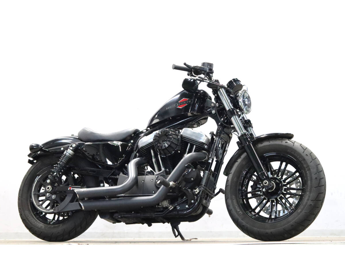 ハーレー XL1200X フォーティーエイト 2020y 後期モデル 6357km 低走行 V&Hマフラー ANエアクリ サイドナンバーキット ABS拍卖