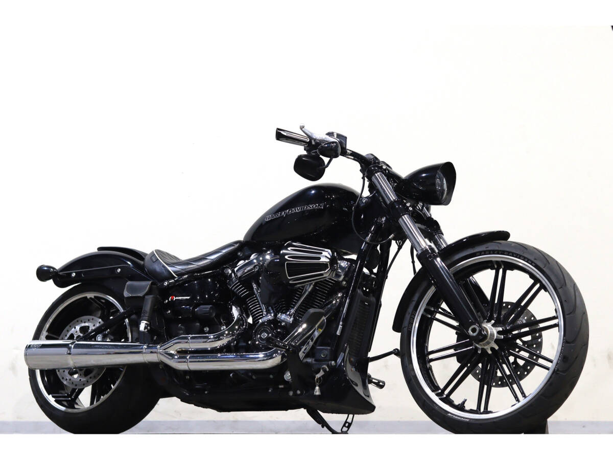 ハーレー FXBRS ブレイクアウト114 2020y MW8 1868cc バンスマフラー NESSエアクリ バンスFP ラペラシート サイドナンバー ETC拍卖