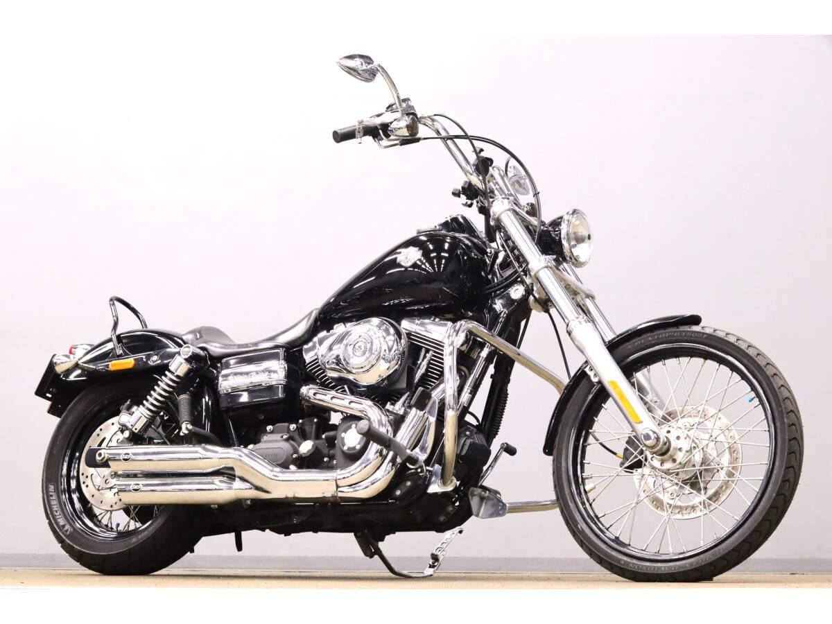 ハーレー FXDWG ダイナワイドグライド 2012y TC96 1584cc S&Sスラッシュカットマフラー ラペラシート ETC HD純正OP多数拍卖