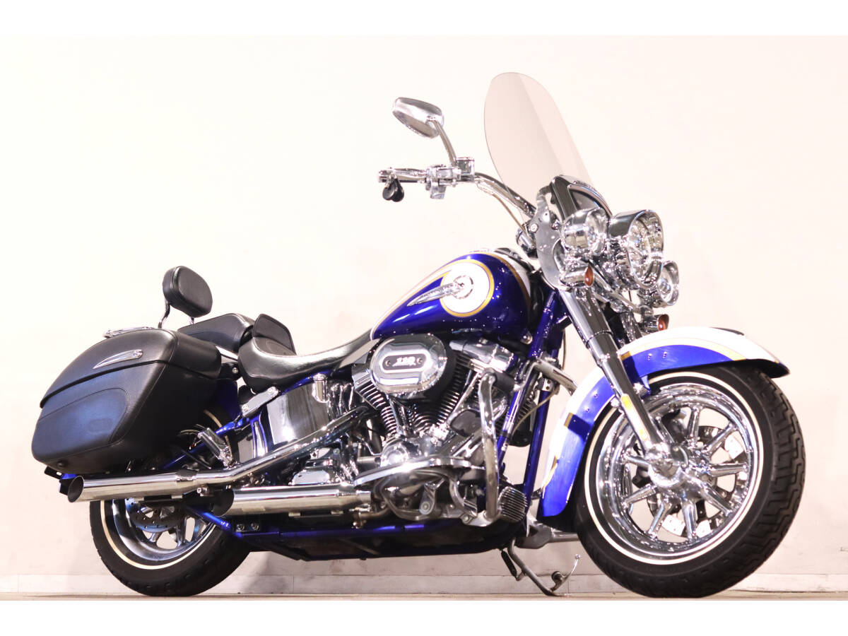 ハーレー FLSTN CVOソフテイルDX 2014y SE110B 1800cc インジェクションチューニング済 S&Sスリップオンマフラー ETC2.0拍卖